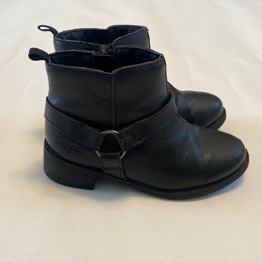 OshKosh black ankle boots size 10